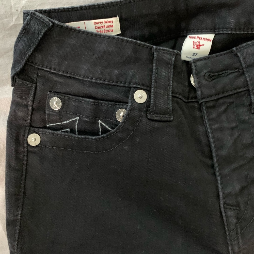 True religion black jeans